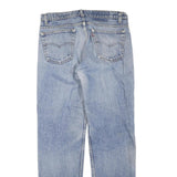 LEVI'S Mens Regular Fit Blue Denim Classic Jeans W34 L32 Zip Closure