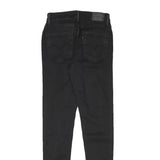 LEVI'S Womens Slim Black Denim Skinny Jeans Cotton Blend W25 L31 Stylish Fit