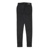 LEVI'S Womens Slim Black Denim Skinny Jeans Cotton Blend W25 L31 Stylish Fit
