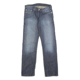 LEVI'S 514 Mens Jeans Blue Slim Straight Denim Medium W31 L30 Zip Cotton