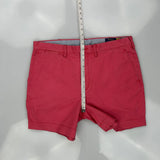 Polo By Ralph Lauren Chino Shorts - 37W 6L Red Cotton