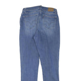 LEVI'S Womens Blue Slim Skinny Denim Light W28 L29 Cotton Blend Zip Jeans