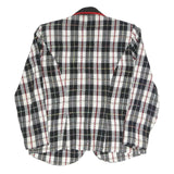 MELISSA Womens Black & White & Red Checked Blazer Jacket UK 10 Polyester Blend