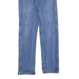 WRANGLER Mens Blue Regular Straight Denim Medium W35 L36 Classic Zip Cotton