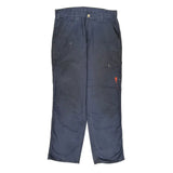 Carhartt Carpenter Trousers - 32W 30L Navy Cotton Blend