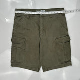 Carhartt Cargo Shorts - 34W 10L Green Cotton