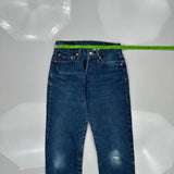 501 Levis Jeans - 29W 30L Dark Wash Cotton
