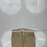 Levis 505 Jeans - 34W 32L Beige Cotton