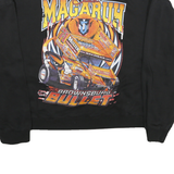 EDIKTED Mens Black Crew Neck XL Club Magaruh Brownsburg Bullet Racing Pullover