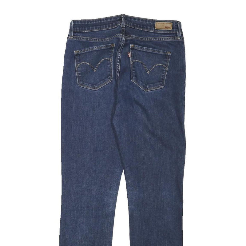 LEVI'S Womens Jeans Blue Slim Skinny Denim Medium W26 L27 Stretch Zip Fastening