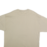 JERZEES Mens Beige Waupaca Warriors Graphic T-Shirt 2XL Short Sleeve Crew Neck