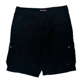 Quiksilver Cargo Shorts - 38W 10L Black Cotton