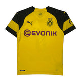 Borussia Dortmund Puma 2018-19 Home Football Shirt - Medium Yellow Polyester