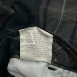 Wrangler Checked Cargo Shorts - 32W 10L Black Cotton