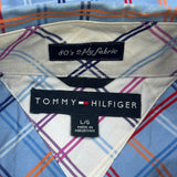 Tommy Hilfiger Checked Shirt - Large Red Cotton