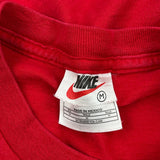 Nike T-Shirt - Medium Red Cotton
