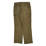 Dickies Carpenter Trousers - 32W 31L Brown Cotton