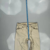 Levis Jeans - 31W 30L Beige Cotton