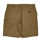 Carhartt Carpenter Shorts - 40W 10L Brown Cotton