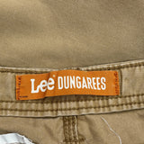 Lee Cargo Shorts - 33W 11L Brown Cotton