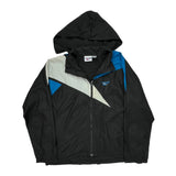 Reebok Jacket - Large Black Nylon