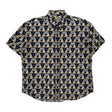 Natural Issue Short Sleeve Shirt - XL Beige Cotton