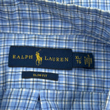 Ralph Lauren Slim Fit Shirt - XL Blue Cotton