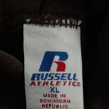 Columbus East Russell Athletic College Hoodie - XL Brown Cotton