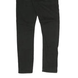 LEVI'S 512 Womens Jeans Black Regular Skinny Denim Raw W32 L30 Zip Cotton