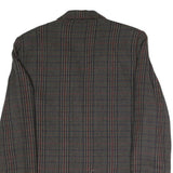 SAG HARBOUR Womens Brown Check Tailored Blazer Jacket UK 14 Polyester Blend