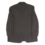 SAG HARBOUR Womens Brown Check Tailored Blazer Jacket UK 14 Polyester Blend