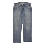 LEVI'S 501 Mens Jeans Blue Regular Straight Denim Medium W33 L30 Classic Button