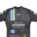 LOUIS GARNEAU Mens Black & Blue Graphic T-Shirt L Short Sleeve Crew Neck