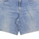 Mens Denim Blue Shorts XL W38 Classic Fit Cotton Blend Casual Summer Wear