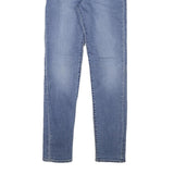 LEVI'S Mens Slim Blue Denim Skinny Jeans W28 L30 Cotton Blend Zip