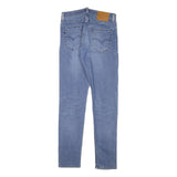 LEVI'S Mens Slim Blue Denim Skinny Jeans W28 L30 Cotton Blend Zip