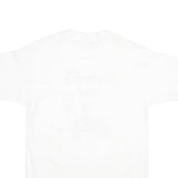 LEE Mens White Tim Allen Powers America Graphic T-Shirt L Short Sleeve Crew Neck