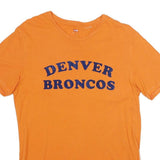 LEVI'S Mens Orange Denver Broncos Graphic T-Shirt M Short Sleeve Crew Neck