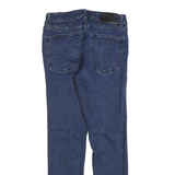 DKNY Mens Slim Blue Denim Skinny Fit Cotton Jeans W30 L30 Stylish Pockets Zip