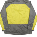 SHERPA Mens Yellow & Grey Outdoor Jacket L Polyester Blend Zip Hooded