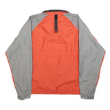 THE NORTH FACE Womens Orange & Grey Lightweight Jacket S Polyester Blend Zip