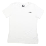 THE NORTH FACE Womens White Classic T-Shirt M Short Sleeve Crew Neck Logo