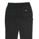DICKIES Mens Black Regular Fit Straight Leg Denim W38 L32 Workwear Casual