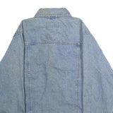 WRANGLER Mens Blue Denim Jacket M Cotton Classic Button Closure Casual Retro