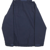 JACK WOLFSKIN Womens Navy Blue Jacket L Polyester Outdoor Zip Hooded Plain
