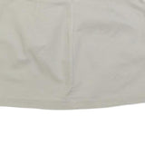 CALVIN KLEIN Womens Cream Cotton Mini Skirt Plain Size S Casual Stylish