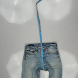 501 Levis Jeans - 32W 28L Light Wash Denim