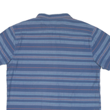 LEVI'S Mens Blue & Pink Striped Shirt 2XL Cotton Blend Casual Summer Button-Up