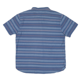 LEVI'S Mens Blue & Pink Striped Shirt 2XL Cotton Blend Casual Summer Button-Up