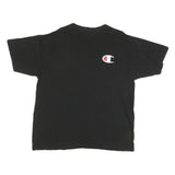 CHAMPION Mens Black Graphic T-Shirt XL Short Sleeve Crew Neck Logo